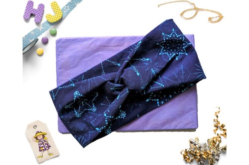Buy  Faux Twist Headband Snow Glow now using this page